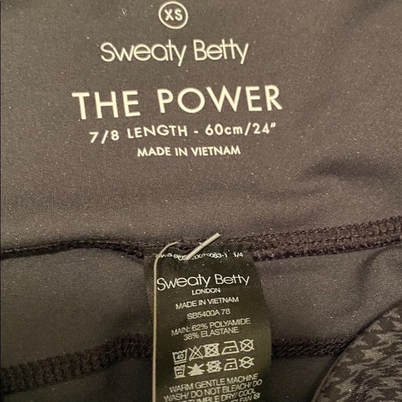 Sweaty Betty- Power 7/8 Workout Leggings - Picture 2 of 7